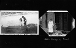W. Va. - Granddad at mail box / Addie Thompson Reed - Roachdale, Ind., at R.R. Station 1918