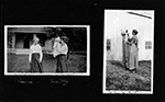 Aunt Louie Pearce - Blanche and Edward Smith / Mother and her pet