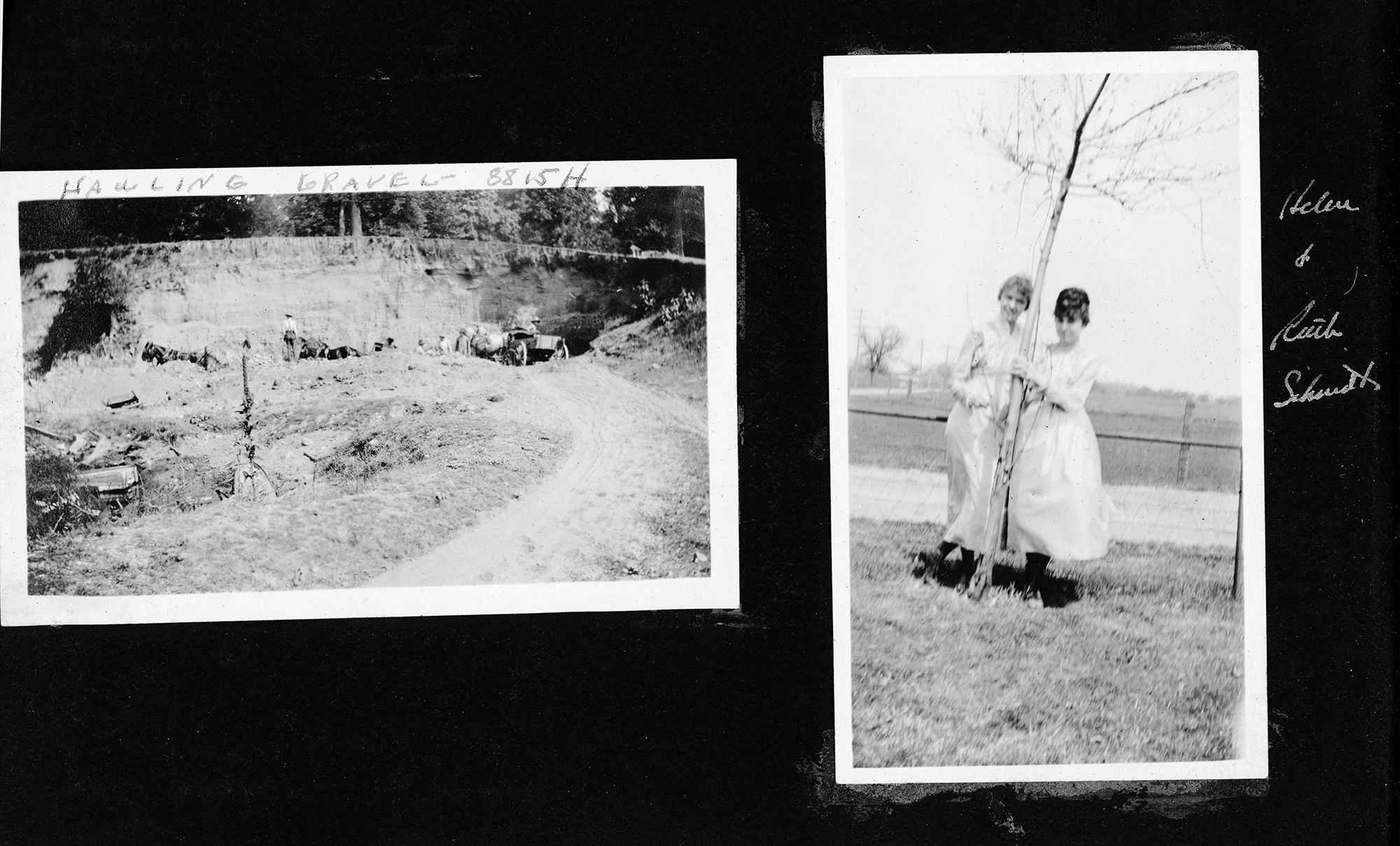 Hauling gravel 8815 H / Helen and Ruth Schmidt