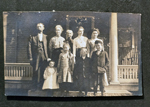 The Fred and Lida Belle Smith family and Lida Belle's mother in 1911: (back) Fred Smith, Lida Belle (Draper), Charlotte Jane (Hiestand), Lida May, Vonnie.  (Front) Dorothy, Florence, Arthur, Joe. 