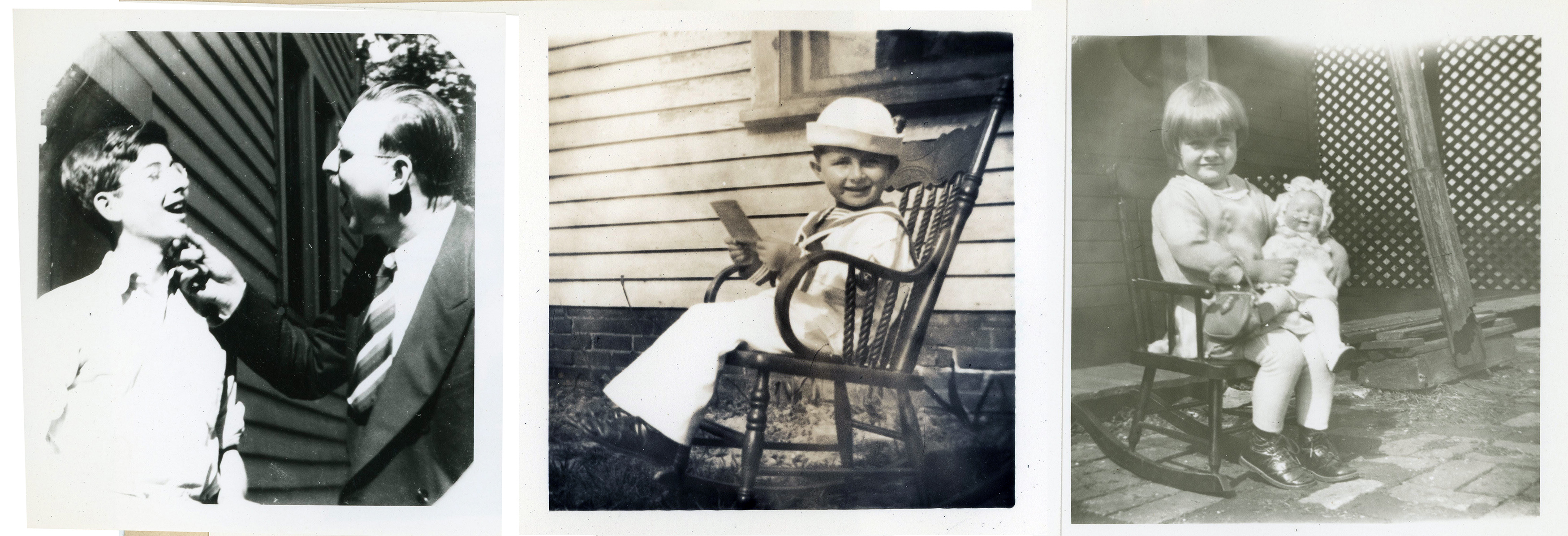 Joe Smith and Warren - 1937. Warren C. Letsinger - 1925. Rosemary Letsinger - 1939.