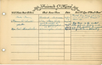 Friends O Mine page - Florence D. Smith (aunt) and Mrs Earl Krousbeck (godmother)