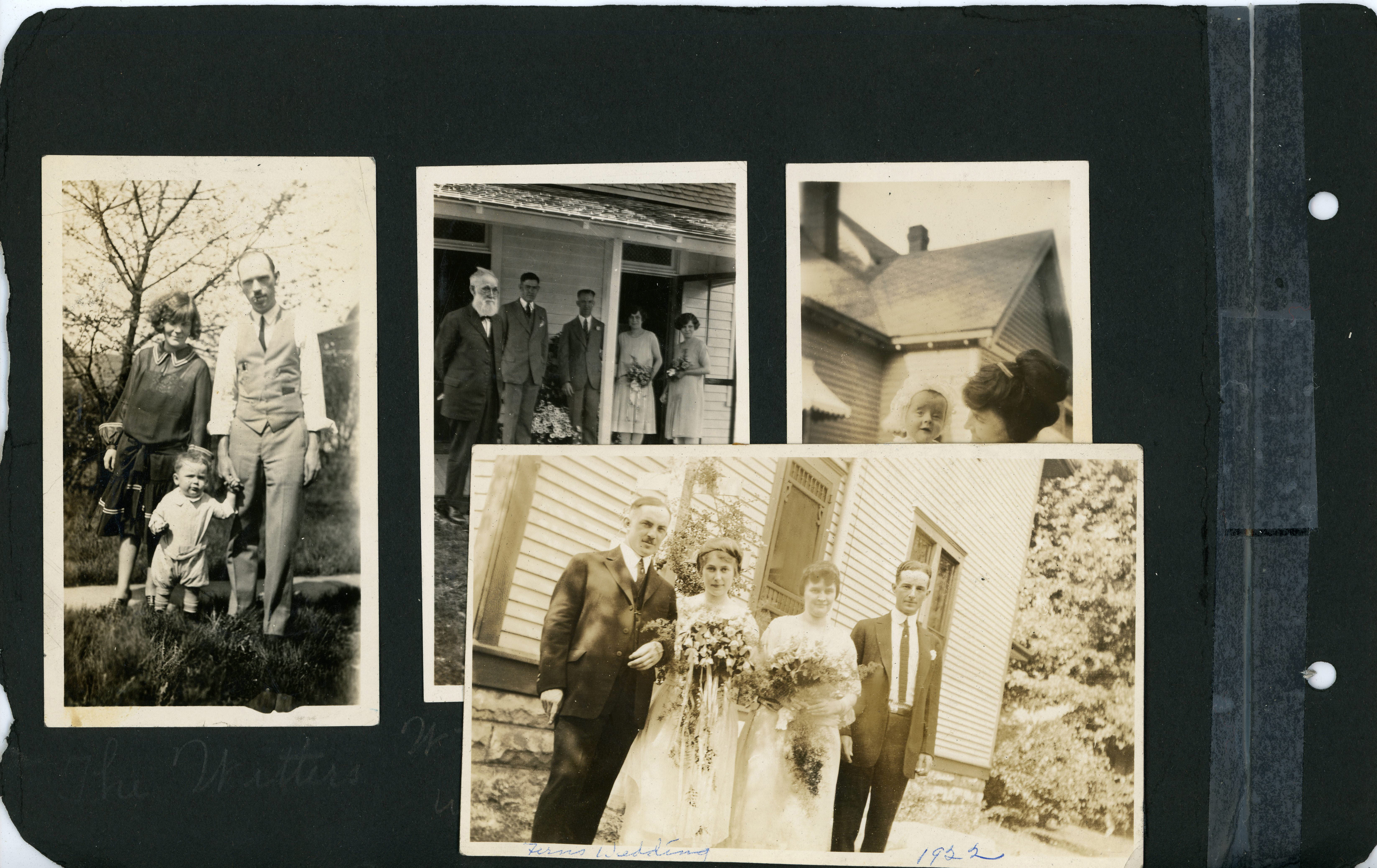 Dale and Fern Beeler with Vonnie - 1922 (see next page for photos in back)