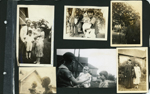 Curt, Warren, Rosemary and Vonnie. Dorothy Waldron holding Rosemary. Curt graduating college