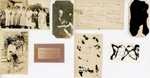 Party Picture for Fern's Field's announcement - June 17 1921 - L-R) Anita May Byrn - Terre Haute, Vonnie, Fern Fields (Beeler now), Inez, Doroth Byrn, Lydia Wiegand, Louise Standish, son Robert J, Marie Smith, Carolyn Meglenure? Lida Belle sitting. Vonnie at house. Plaque at North Church for Vonnie.