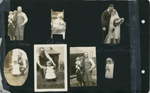 Aunt Doris holding Rosemary, Curt. Bride - Arthur and Dot.