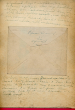 My Second Xmas - handwritten letter