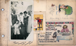 Curt, Warren, Rosemary, Vonnie, Grandmother Smith. Birthday cards