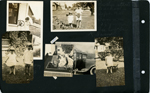 Brother starts to School Fall 1928. Arthur and Rosemary (sideways)