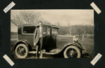 picture under - Claud and 1928 Ford Model A sedan (I think)