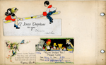 Birthday cards (see-saw moves!) and invitation