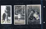 4 of July - My Bedford friend Archie D. My first fireworks. My cousins Nash and Lille.