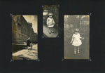 loose page - Rosemary walking with woman past large building