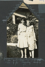 loose page - photo beneath - two women