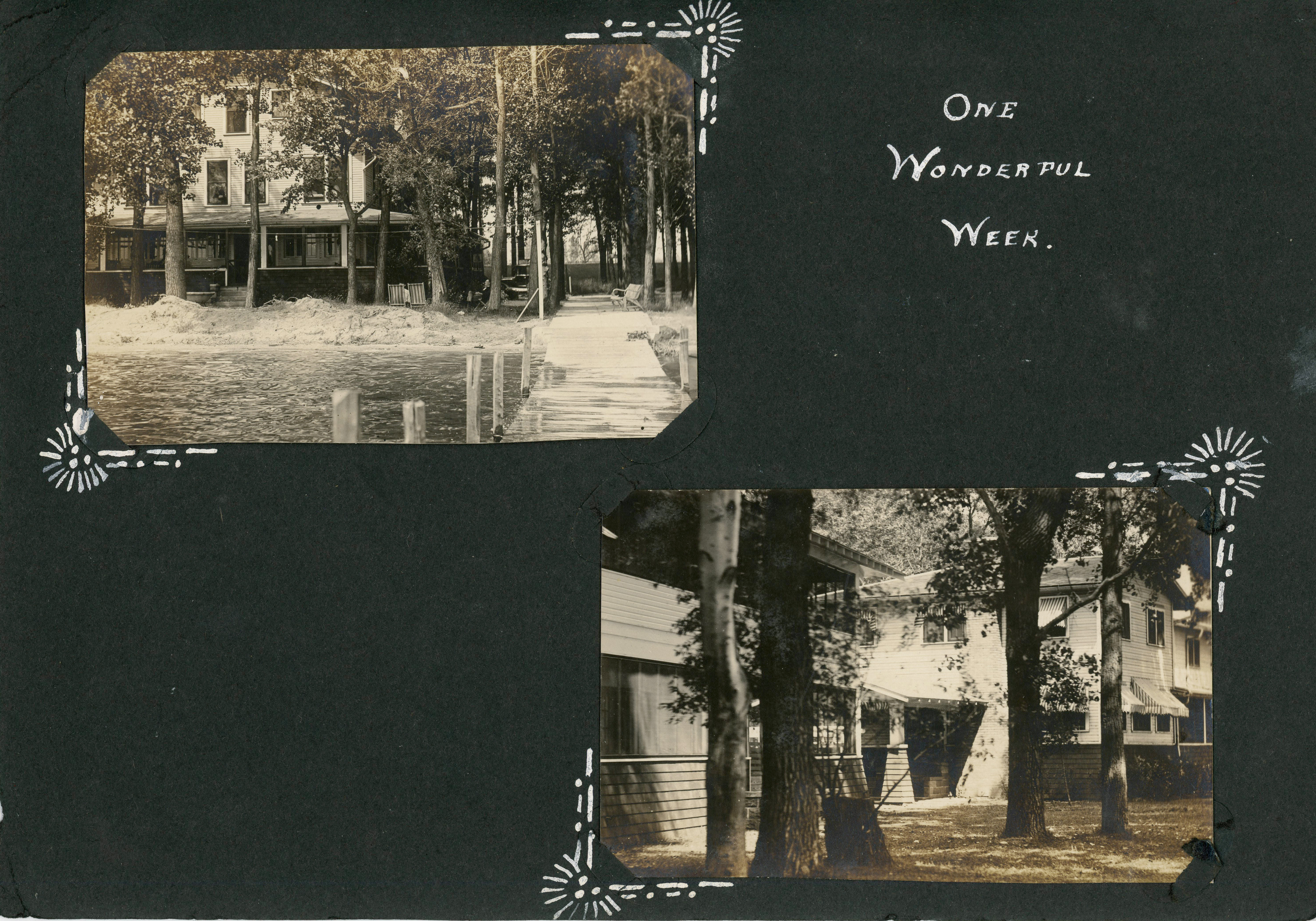loose page - Lake Wawasee - One Wonderful Week - pictures of houses