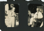 loose page - Aunt Lula Meglemre (Louisa Lulu Schmidt) and William Virgil Meglemre probably at Draper Reunion in Bedford.