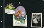 Easter cards. Rosemary holding Helen at 3845