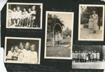 When Elanor was 10. Ruth Gusso, Joanne Witt, Eleanor Helgenberg, Joan Huguenard, Rosemary. Rose arch at Florence's. 1935 - Miss Peake + her 9 yr old scholar Rosemary. Miss Peake's class - Joan Scruby, Katherine Moore, Gerry Carlisle, Jackie Carlyle, Olga Berger, Carolyn Liebrick, Jackie, Roma Jean Heyden, Mary, Pat Aspinall, Rosemary and Helen, Sue Schaub, Marilyn Summer, Jane Dumich, Betty Nelson, Joan Schmidt, Dorothy Wilson.