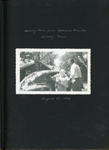 Susan arriving home from Methodist Hospital, Sunday noon, August 24, 1952 - Vonnie and Girstle