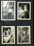 6122 yard - Bev Sheets visited on Oct 17, 1952 - Susan and Rosemary. Helen Hague