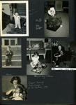 6122 - Judy Kniffen. Pam. Susan licks stamps for Christmas cards.