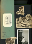 photo inside Hand-painted Christmas card from Malvin, Joan and Sara Walker