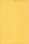 Susan Hague manila envelope - like the ones School 80 sent report cards home in