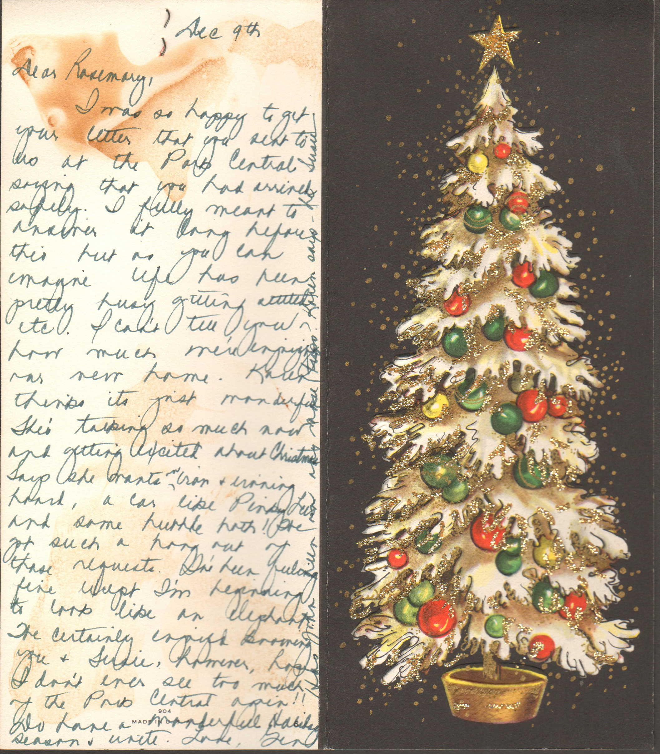 Christmas card from The Dagendorfs