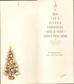 Christmas card from The Dagendorfs