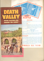 Death Valley brochure, Scotty's Castle