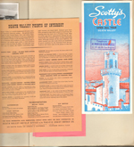 Death Valley brochure, Scotty's Castle
