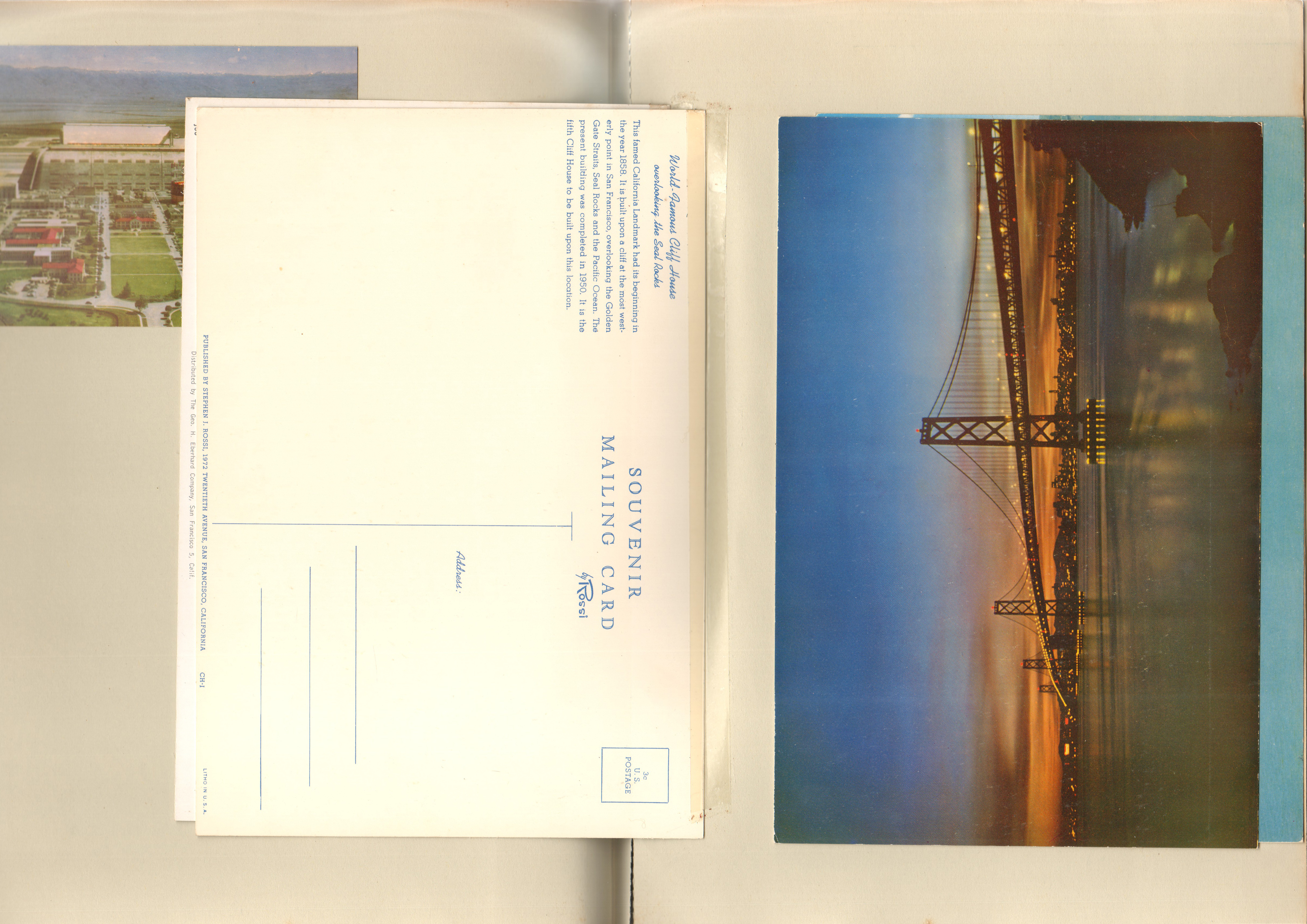 San Francisco postcard Bay bridge