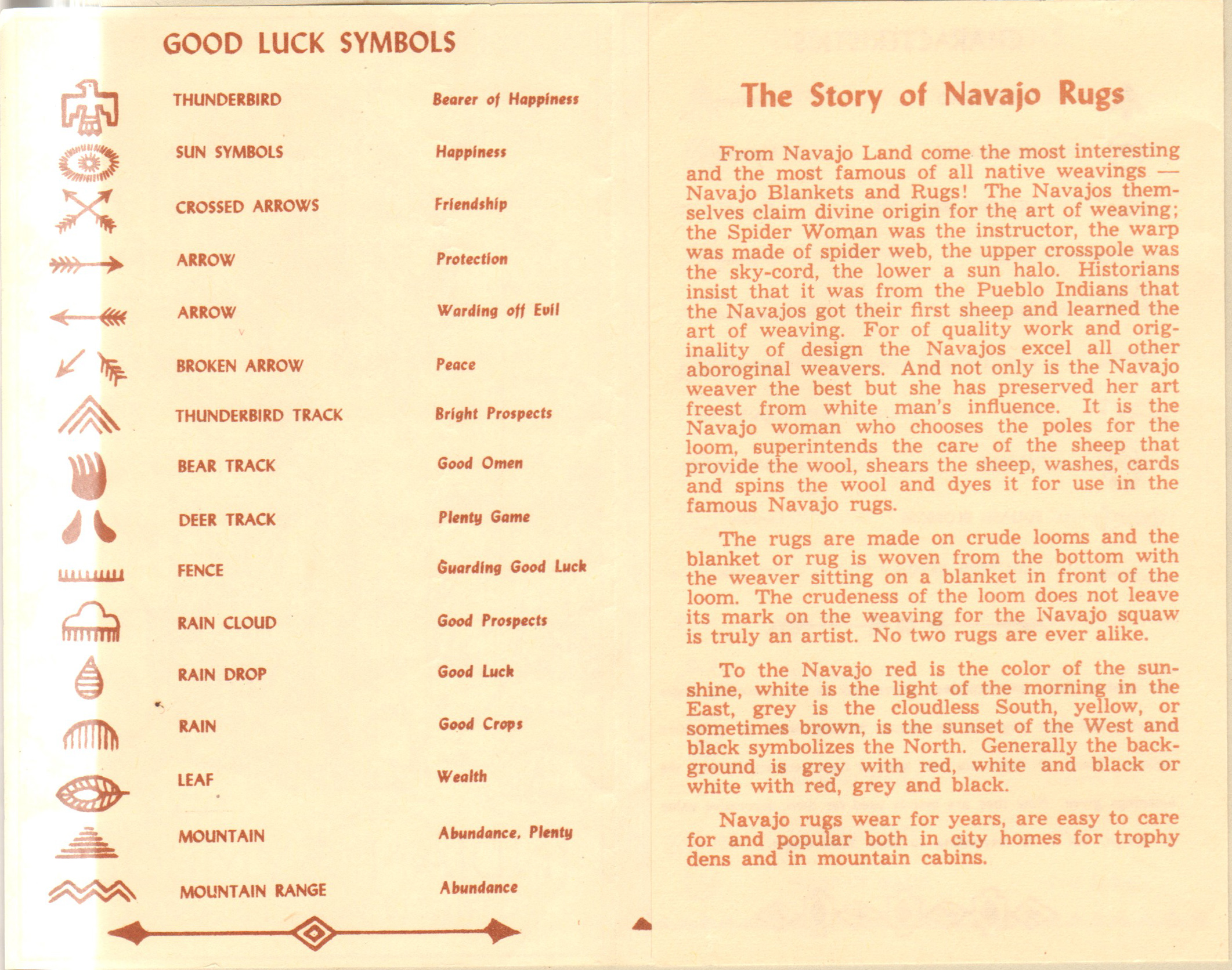 Knott's Berry Farm - Indian Symbols origin and meaning