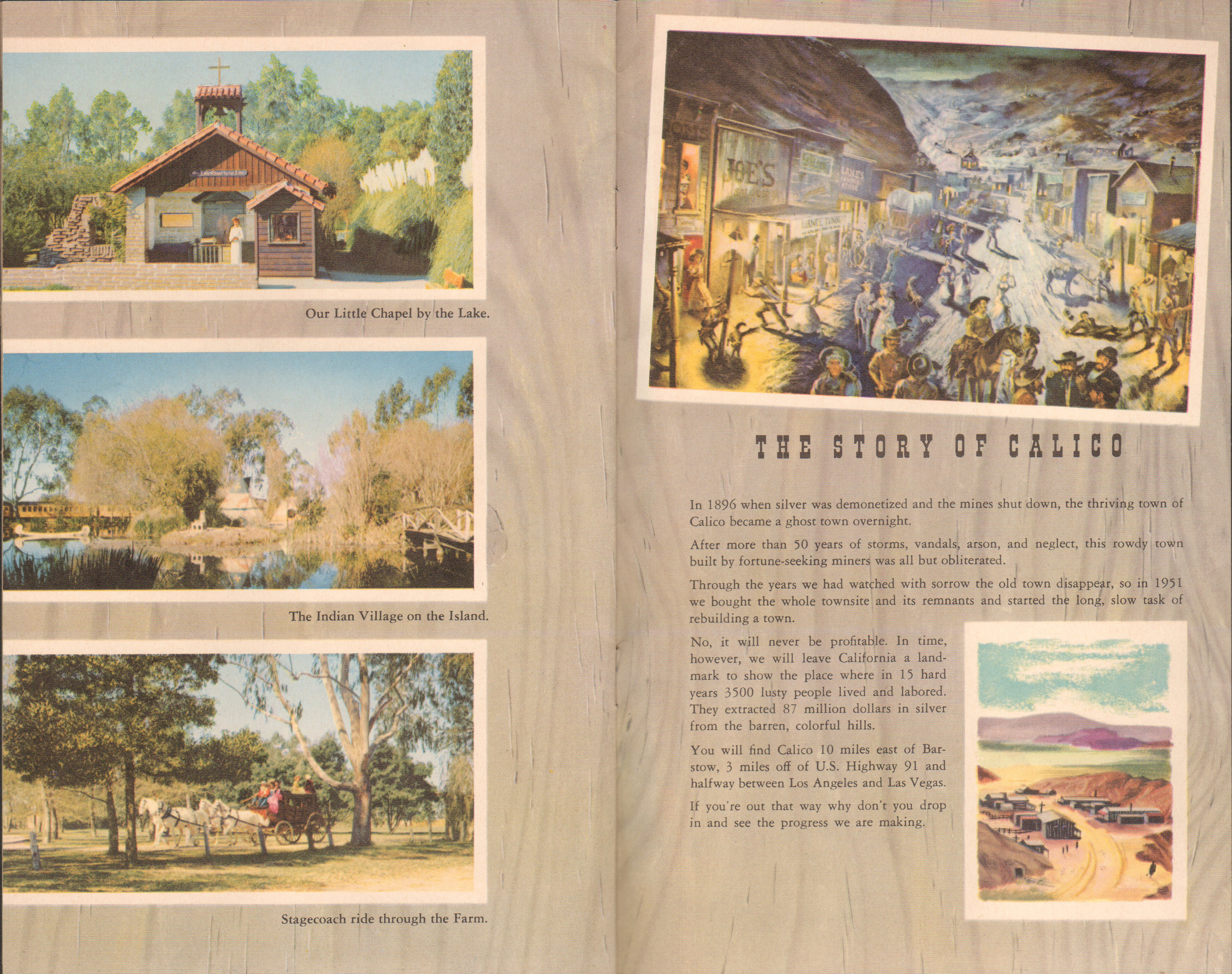 Knott's Berry Farm - Steak House booklet menu