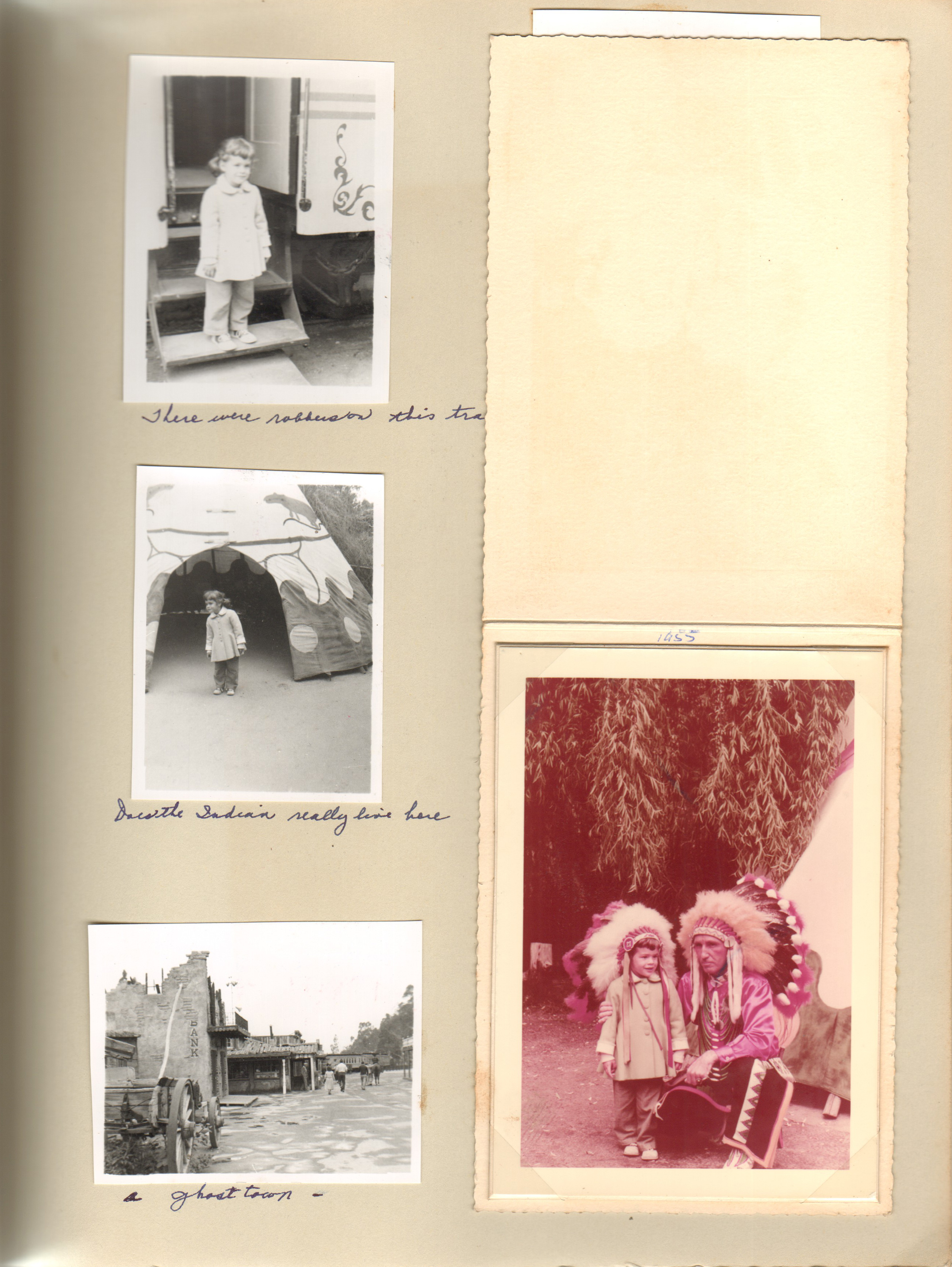 Knott's Berry Farm - Susan with Indian - color