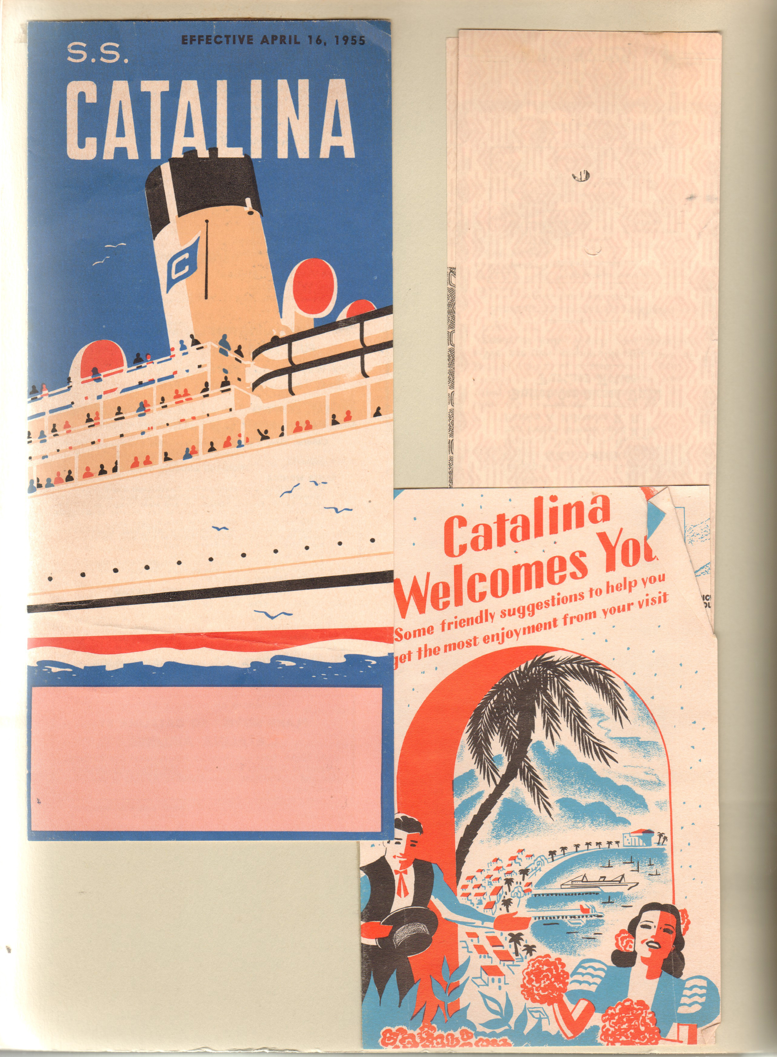 S.S. Catalina brochure