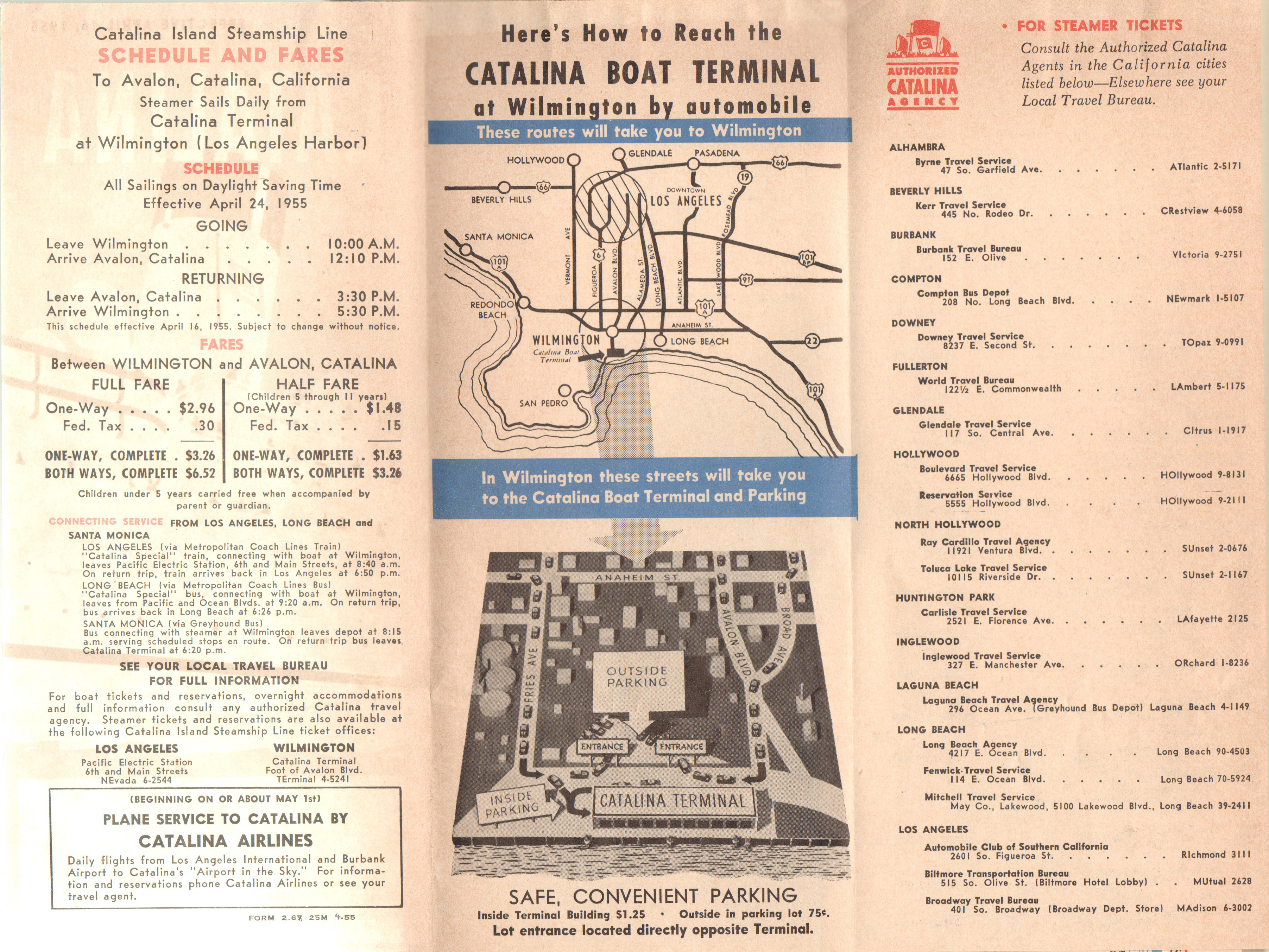 S.S. Catalina brochure