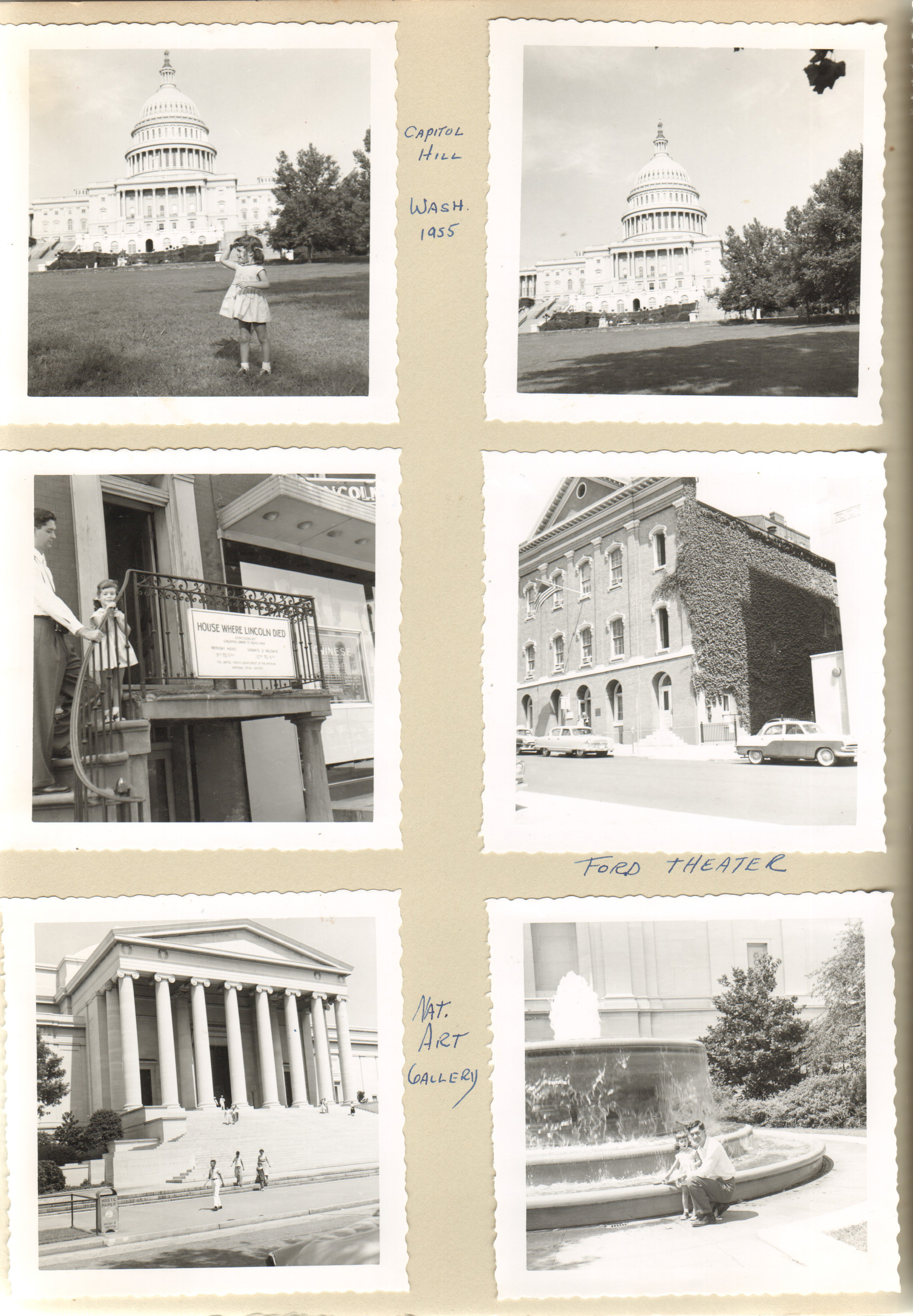 Washington DC - Capitol Hill Susan, House where Lincoln Died John Susan, Ford Theater, National Art Gallery