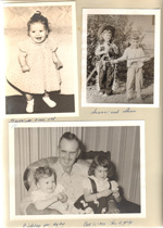 Karen 9 months. Susan and Sheri. Birthday for Pop Pop, Karen and Susan, Girstle