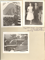 Susan on Blind School scroll steps. Marge Kehl became Mrs R Begeman Broadway Methodist Church