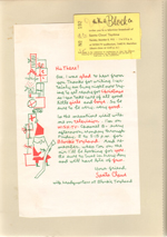 Wm H Block Co Santa Claus Toytime tv show ticket and letter