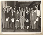 Naval Avionics group. John D. Hague back row