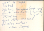 back of photo with names