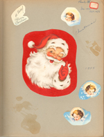 Santa and angels