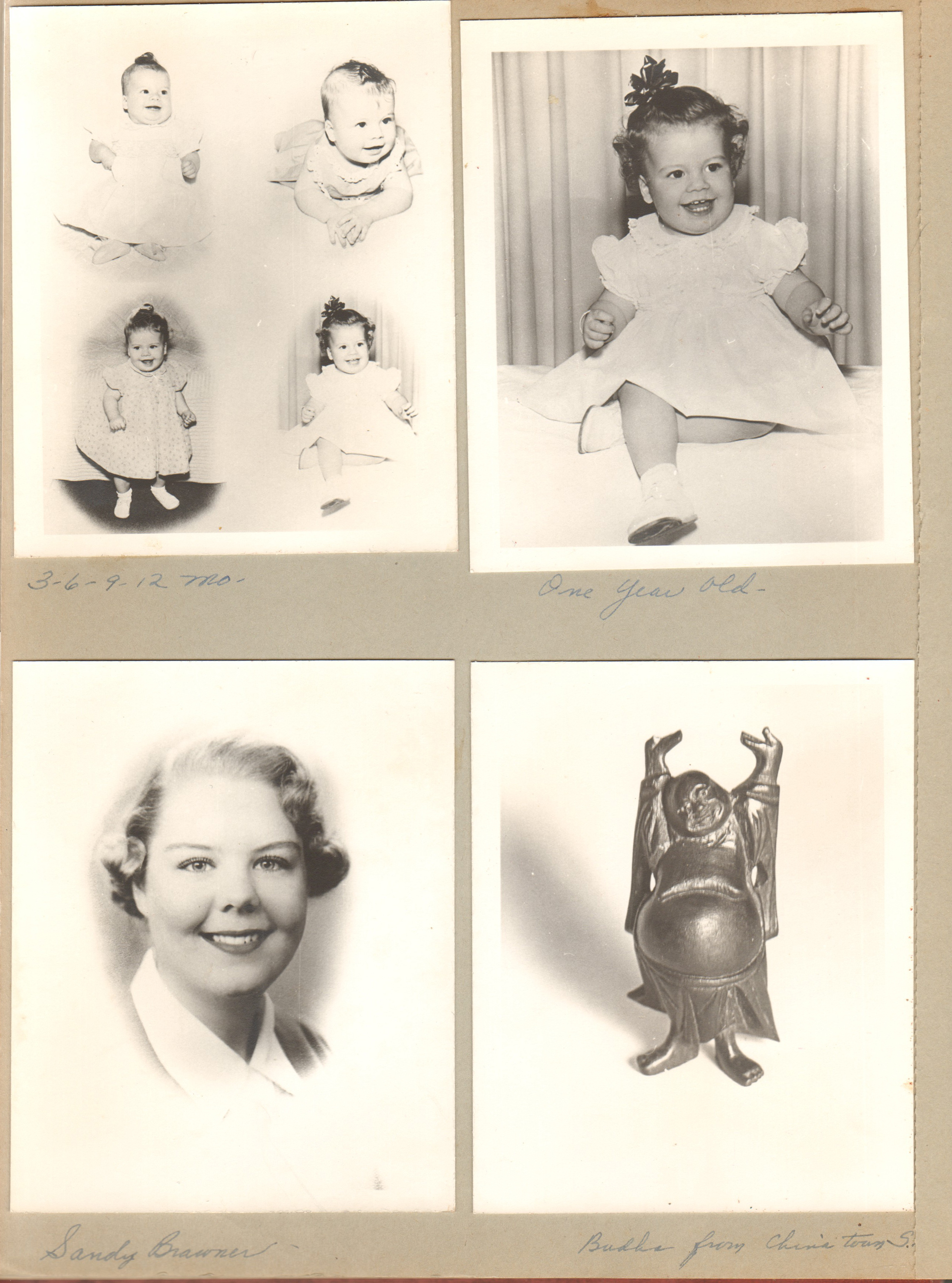 portraits - Karen. Sandy Brawner. Budha from Chinatown