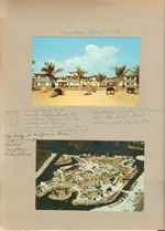 Florida trip itinerary. postcards - Neptune Apts and Storyland