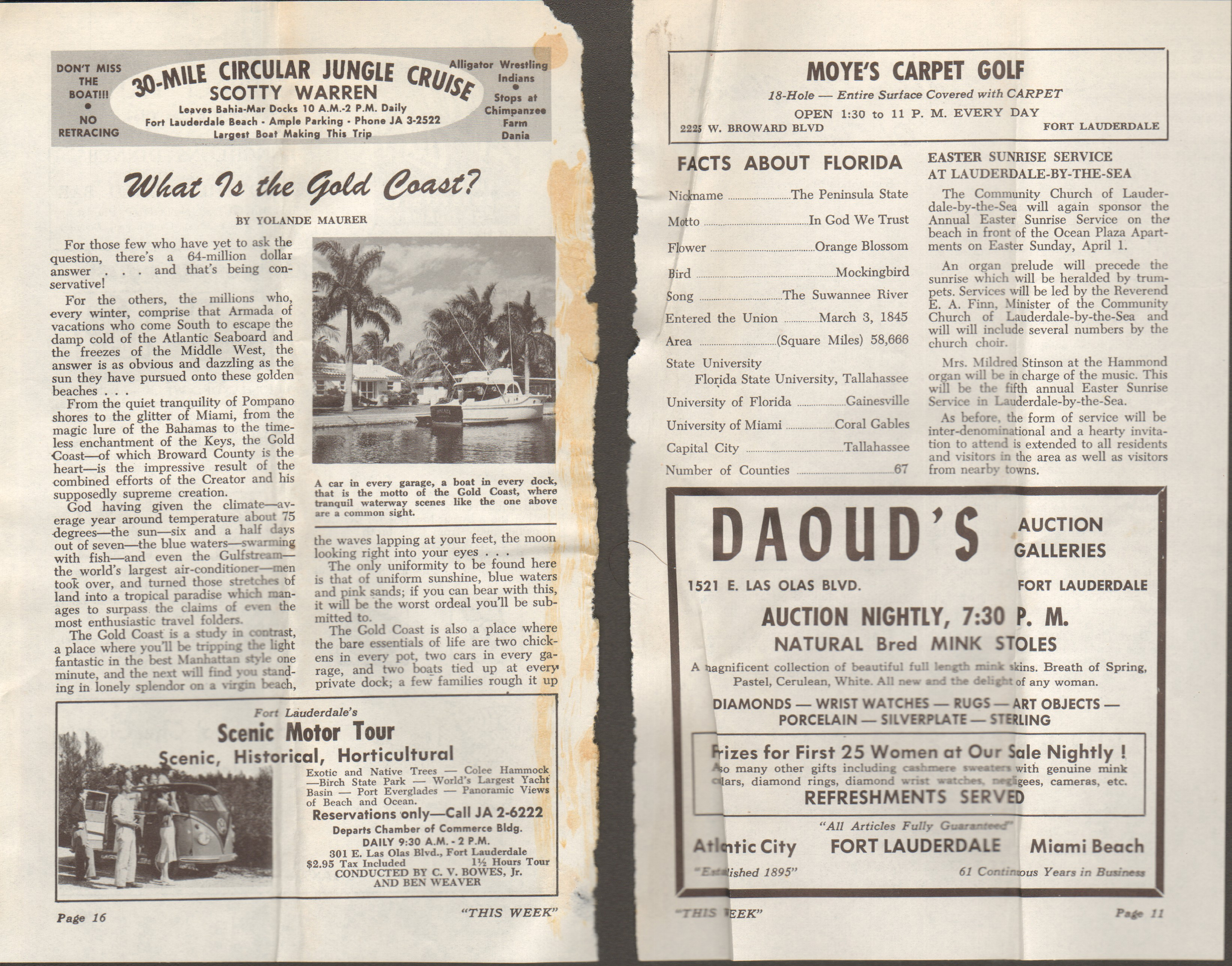 What is the Gold Coast? / Facts About Florida