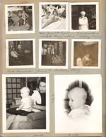Riding trikes. Lynn went to Riviera Club with us. Vonnie's birthday orchid. Dick Gruesbeck's birthday. Julia Lee at 6122