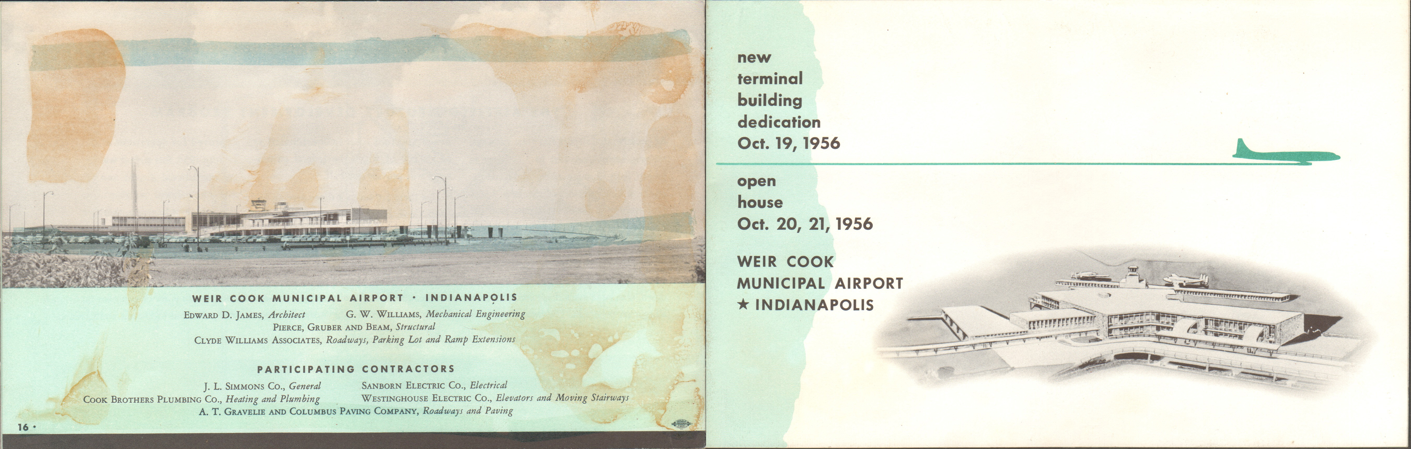 Weir Cook Municipal Airport new terminal dedication booklet