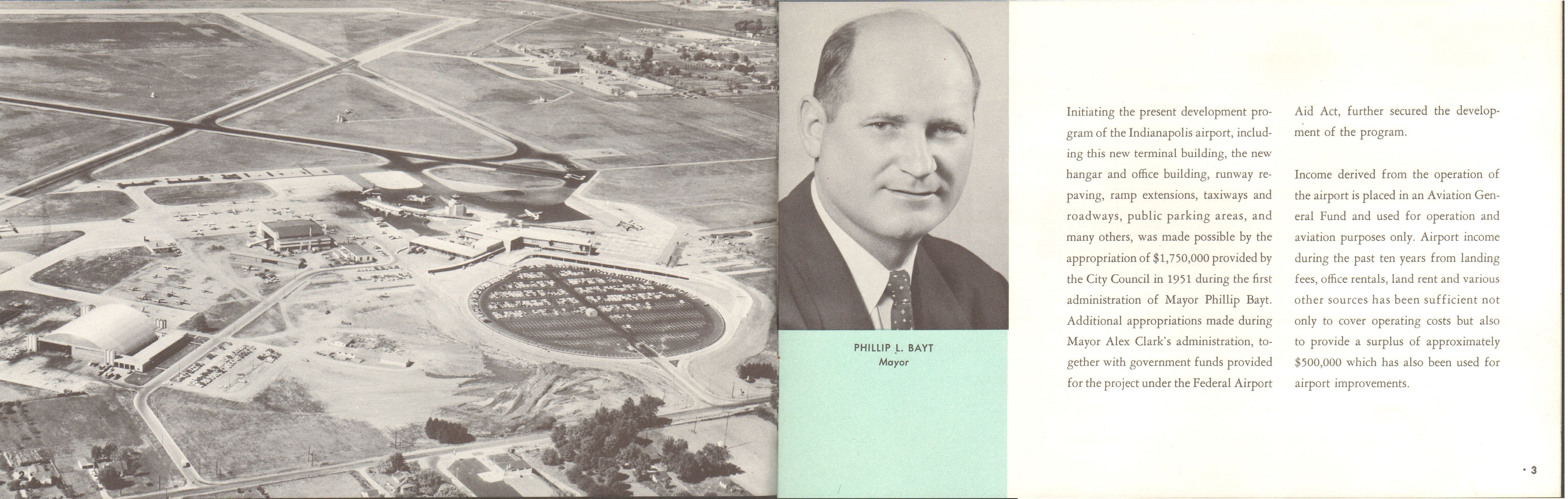 Weir Cook Municipal Airport new terminal dedication booklet